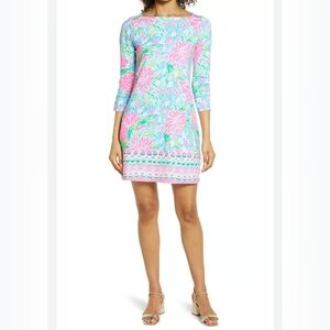 Lilly Pulitzer NWT Sophie UPF 50+ Shift Mini Dress Tropical Floral Size Small